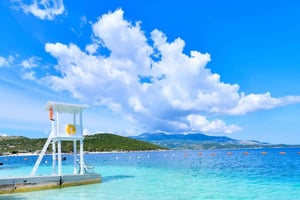 Från Tirana: Dagsutflykt till Ksamilöarna, Saranda och Blå ögat