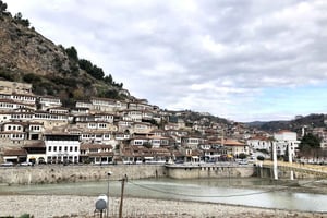 Från Tirana: Dagsutflykt till Berat, Belshi-sjön och vinprovning