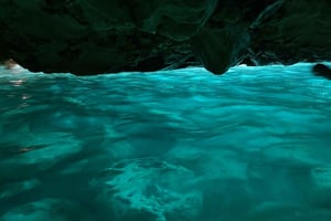 Grama Bay & Blue Cave: Speedboat Tour from Vlore