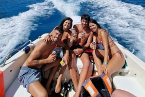 Sarande: Privat bådtur til Krorëza-stranden og lokal smagning