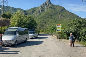 Shkoder: transfers naar Valbona/Theth/Shala-rivier. Beide richtingen.