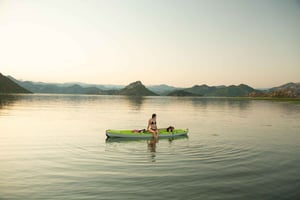 Lago Skadar: kayak individual, canales ocultos y natación.