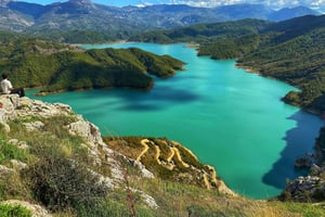 Tirana : Lac Bovilla et montagne Gamti en SUV, sans randonnée