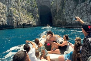 Vlore: Speedboat Adventure Sazan Island & Haxhi Ali Cave