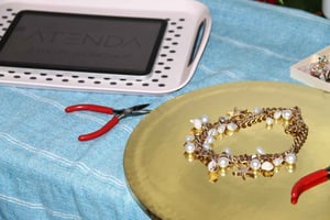 Albufeira: Smyckesworkshop med snacks och drycker