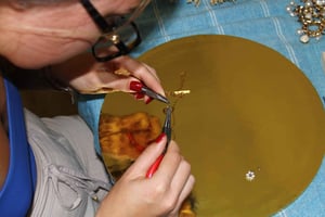 Albufeira: laboratorio di gioielleria con snack e bevande