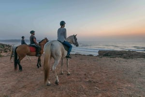 Algarve : Randonnée à cheval sur la plage au coucher du soleil ou le matin