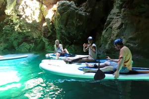 Algarve: Stand Up Paddle-tur med snorkling till Ingrina-grottorna