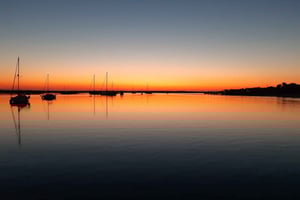 Faro : Tour en bateau au coucher du soleil à Ria Formosa