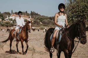Au départ d'Albufeira : balade à cheval avec prise en charge