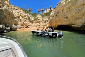 Depuis Armação de Pêra : Tour en bateau des grottes et des plages de Benagil