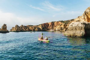 Fra Lagos: Udforsk Ponta da Piedade-havgrotterne i kajak