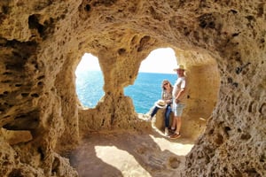 Au départ de Lisbonne : 2 jours d'excursion privée en Algarve, y compris Benagil