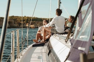 Portimao : Croisière en voilier de luxe au coucher du soleil