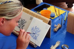 Мастер-класс по росписи плитки в Алгарви