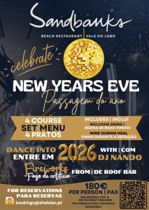 Celebrowanie Sylwestra w Vale Do Lobo!