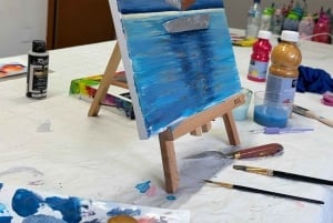 Alicante: kunsttherapie met wijn en schilderen