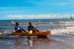 Alicante Bay: Sunset Tour in Kayak with snorkel