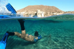 Alicante: Calas og strande E-Bike-tur med snorkling