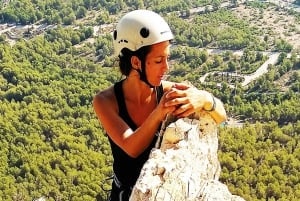 Alicante: Via Ferrata del Ponoig Guidet vandring og klatring