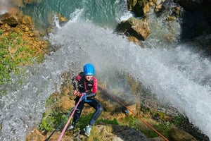 Anna: canyoning em Gorgo de la escalera