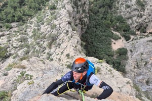 Finestrat (Alicante): Lång klättring i Puig Campana