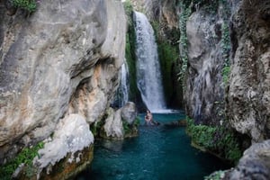 From Santa Pola and Elche: Algar Waterfalls with Transfer