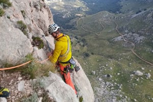 Lange klim op de Peñon de Ifach