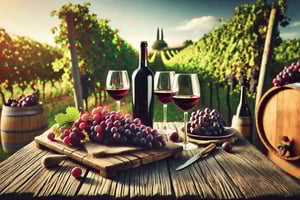 Percorso del vino con 3 degustazioni e Castello La Mola: gruppo piccolo