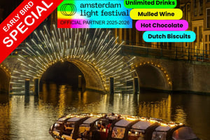 #1 Amsterdam Magical Light Cruise incl. Drinks & Biscuits