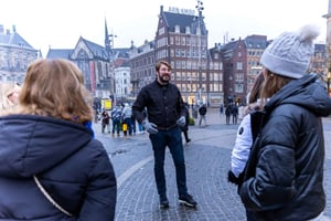 Amsterdam Layover: Walking Tour, Canal Cruise & Transfer