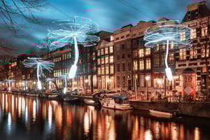 Amsterdam: Lysetid-cruise med ubegrenset med drikke og snacks