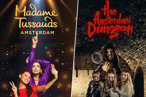 Amsterdam: Kombibillett til Madame Tussauds og Amsterdam Dungeon