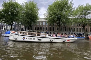 Amsterdam: Bulldog Boat røykevennlig cruise og to drinker