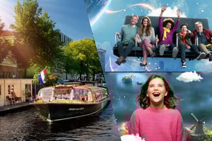 Amsterdam: This Is Holland 5D Flug und Grachtenrundfahrt in Kombination
