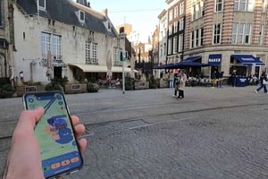 Excursão a pé por Amsterdã com aplicativo para smartphone