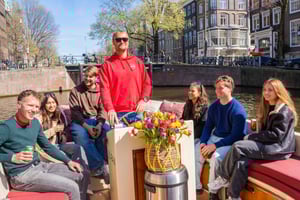 Cheese & Drinks Guided Amsterdam Boat Tour, All Inclusive