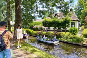 Fra Amsterdam: Dagstur til Giethoorn med kanal- og landsbytur