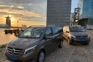 Transfert privé de l'aéroport de Schiphol à Amsterdam.