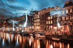 Festival Especial de Luzes: Rijksmuseum e passeio de barco