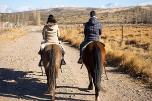 Mendoza - Malargüe: Een paardrijtocht bij zonsondergang in Colonia Pehuenche 1