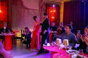 Mendoza: Spettacolo di tango con cena all'Hualta Winery Hotel