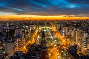 Buenos Aires: Palacio Barolo - nocna wycieczka z przewodnikiem i winem