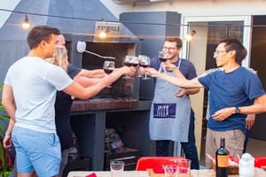 Buenos Aires: Asado sul tetto, vini e sapori argentini.