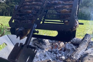 Traditionel asado og vinsmagning med en kok og sommelier