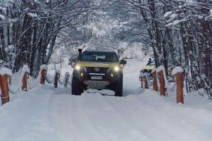 Ushuaia: 4x4 Off Road: Lago Escondigo og Fagnano - Vinter