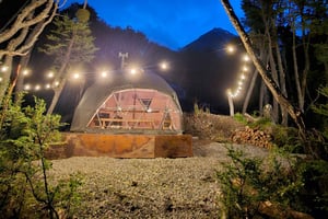 Ushuaia: escursione serale al ghiacciaio Martial con cena e vino