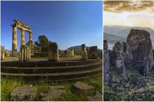 2 päivän espanjalainen opastettu kierros Delfoissa ja Meteorassa