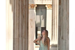 古代ギリシャの写真撮影