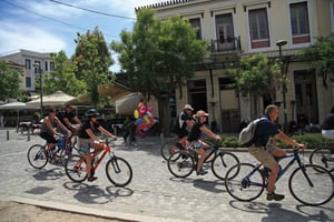 Atenas: Recorrido en bicicleta por el centro histórico de Atenas
